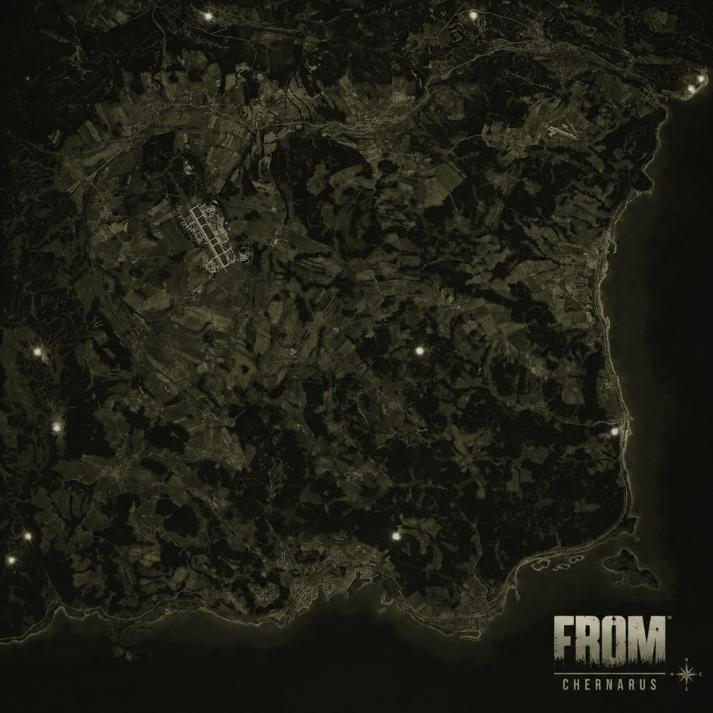 Печери Chernarus на мапі